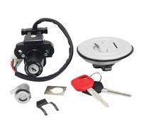 Keyed Ignition Switch Compatible with CB250 for Hornet 250 2000-2002 Ignition Lock Switch Lock Barrel Starter Switch Motorcycle Accessories OEM:35010-KEA-740