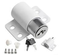 Keyed Security Lock for Plastic Steel Aluminium Doors(White)