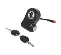 Keyed Suitable for Electric Scooters 2Pin Power Throttle Accelerators Button ABS Metal Construction ABS E Scooter