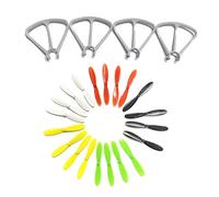 KEYESMINER Drone accessories For 4DRC MINI RC Drone V9 4D-V9 Quadcopter Parts Propeller Blades Maple Leaf Protection Guard Motors Engines For 4DRC MINI RC Drone V9 4D-V9 replaceable (Color : G)