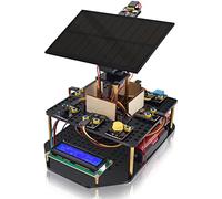 KEYESTUDIO DIY Solar Tracking Electronic Kit for Arduino UNO Temperature Humidity Sensor BH1750 Light Sensor etc Educational Programming Gift for Teens Adults