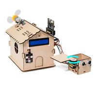 KEYESTUDIO Micro:Bit V2 Smart Home Kit with Fun Microbit Stem Coding Projects for Adults Teens 15+(Microbit V2 Included)