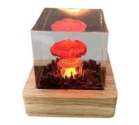 KEYET LED Nuclear Explosion Bomb Mushroom Cloud Lamp,3D Nuclear Explosion Mushroom Cloud Night Light,Bedside Mood Light,Cute Nuclear Explosion Model Night Lamps,Atmosphere Lamp,for Home Decor