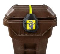 Keyfit Tools Gravity Lid Garbage Can Weighted Lid Lock ~Works On Over Filled Trash Bins While Letting The Lid Open During Garbage Truck Collection ~Keeps Animals Out