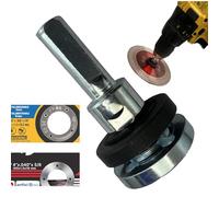 Keyfit Tools U.S.A. Drill Adapter Attachment for 3/8" 5/8" & 7/8" Arbor Grinding Discs & Abrasive Cut Off Wheels Precisely Converts Your Angle Grinder Discs to Drill Power Fits Standard Size Holes