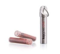 keygoes:chili stainless steel keychain/KeyRing with Trinidad Moruga Scorpion and Carolina Reaper - Keygoes Chili - Gadget for Men - Ultra Sharp Chilli (ULTRA heat)
