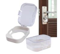 Keyhole cover - proof door knob cover | 0.98 inches Safety lock | child- 2 pieces handle home for kids reusable locks cabinet drawer cupboard apartment refrigerator