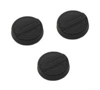 Keyhole Decorative Cover Trim for Wrangler 1997-2024 - 3 Pack ABS Door Lock Key Hole Socket Stickers, Black (4.5x4.5x1.3cm + 3.6x3.6x0.9cm)