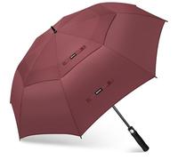 KEYHOT Golf Umbrella Windproof and Rainproof 56 Inch, Large Golf Umbrellas Double Canopy Stronge Unbreakable Heavy Duty for Men Women(Black)