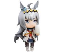 Keyhvao 10CM Oguri Cap Action Figurine Pretty Derby Anime Figure Movable and Interchangeable Faces Oguri Cap Figures Cute Car Decoration PVC Material Gifts for Fans and Friend