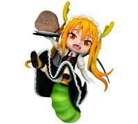 Keyhvao 15CM Maid Tohru Figure Miss Kobayashi's Dragon Maid Anime Figures Sitting Position Tohru Figurine Cute Decoration PVC Material Gifts for Fans and Friend