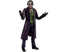 Keyhvao 18CM Heath Ledger Joker Figure Movable and Interchangeable Heads Model Statue Cool Joker Anime Figures Decoration PVC Material Gifts for Friend and Fans