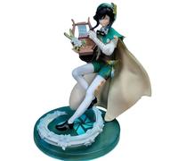 Keyhvao 24CM Venti Figure Interchangeable Faces Game Model Statues Barbatos Figures Cute Car Decoration PVC Material Gifts for Fans and Friend