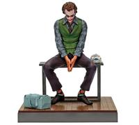 Keyhvao 4 Kinds of Joker Action Figure Heath Ledger Joker Anime Figures Cool Figurine PVC Material Gifts for Fans and Friend (24CM Base Luggage Chair Style)