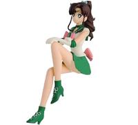 Keyhvao Anime Figure 13CM Model Statues Tsukino Usagi,Sailor Mercury,Mars,Venus,Jupiter Sitting Position Figures Cute Decoration PVC Material Gifts for Fans,Unisex (Sailor Jupiter)