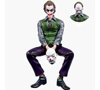 Keyhvao Heath Ledger Action Joker Figure Model Sitting Position Joker Figures Decoration PVC Material Gifts for Fans,Unisex