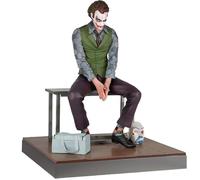 Keyhvao Joker Action Figure 24CM Chair Sitting Posture Model Statues Heath Ledger Figures Cool Decoration PVC Material Gifts for Fans and Friend,Unisex