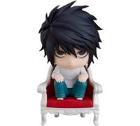 Keyhvao L Figurine Interchangeable Faces and Movability L Figure 10CM Model Statues Anime Death Note Figures Cute Decoration PVC Material Gifts for Fans and Friend,Unisex