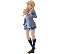 Keyhvao Miyazono Kaori Figure 18CM Uniform Model Statues Standing Position Anime Figures Cute Decoration PVC Material Gifts for Friend,Unisex