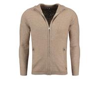 KEYLARGO Men's Elevator Jacket Cardigan Sweater, Beige (1004), S