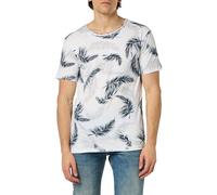KEYLARGO Men's Mt South Beach Round T-Shirt, White (1000), M
