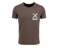 KEYLARGO Men's Splash Round T-Shirt, Mud Brown (1607), 3XL