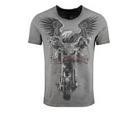 KEYLARGO Men's Mt Sunset Hills Round T-Shirt, Anthracite (1101), L