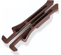 KEYLEON 2 Pcs Vehicle Mounted Gap Leak Proof Filling Strip for Suzuki Vitara IV 2024 2025, Car Seat Gap Filler Organiser Auto Seat Gap Plug Storage,Brown