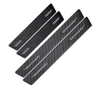 KEYLEON 4 PCS Car Door Sill Protector for Skoda Elroq 2024 2025, Carbon Fiber Threshold Protector Kit Threshold Protection Sticker Anti Scratch Kick
