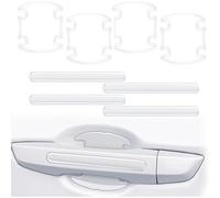 KEYLEON 8 Pcs Car Door Handle Protectors Film for Toyota Rav 4 Rav4 2020-2023(RHD), car transparent door handle sticker Anti-Scratches Silicone Film