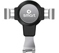 KEYLEON Car Phone Mount Cradle 360° Rotation, Stable Hook Clip for Smart Fortwo 451 453 Forfour 450 452 454 Car, Dashboard Windscreen Suction Cup Mount,Silver