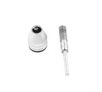 Keyless 6 35mm Hex Shank Drill Chuck Adapter Converter Tool Compatible with Nail Machine Electric Grinder Engraving Machine for Efficient Bit Changes (0.3-3.4mm)