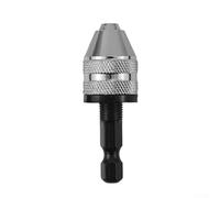 Keyless Chuck Conversion Hex Shank Adapter Drill Bit, Easy Bit Changes and Locking