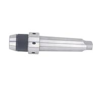 Keyless Chuck, High Concentricity Morse Taper Keyless Chuck 1/32in-1/2in (1mm-13mm) Wear Resistant 3 Jaw for CNC Machine