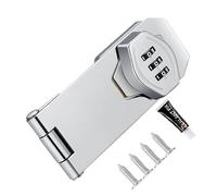 Keyless Combination Lock - 3 Digit Combination Lock, Cabinet Door Latch | Household Zinc Alloy Keyless Drawer Lock, Anti-Theft Cabinet Lock, Classroom Lock