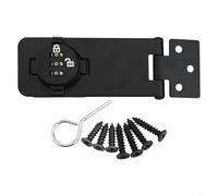 Keyless Combination Lock for Cabinet Drawer 3 Digit Code Latch with Luminous Design for Home Safety, Black