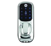 Keyless Connect Smart Locks, Connected Door Locks with App Control, Remote Access and Smart Home Integration for External Doors (Yale Chrome)