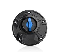 Keyless Cover For DUCATI For MONSTER 1100 For MONSTER 1200 S R 600 620 695 750 797 800 821 900 Motorcycle Fuel Gas Tank Cap(Blue-I)