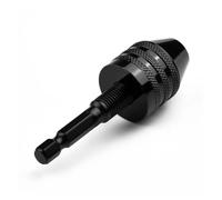 Keyless Drill Chuck 0.3-8mm Self-Tightening Converter for Electric Drill - 1/4-Inch Hex Shank Quick Change Tool(0.8-8mm)