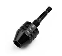 Keyless Drill Chuck 0.3-8mm Self-Tightening Converter for Electric Drill Bits - 1/4-Inch Hex Shank Quick Change Tool(0.3-6.5mm)
