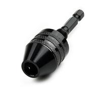 Keyless Drill Chuck 0.3-8mm Self-Tightening Electric Drill Bit Converter | 1/4 Inch Hex Shank Quick Change Adapter(0.6-8.0mm)