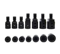 Keyless Drill Chuck, 0.8-10mm Keyless Drill Chuck 3/8-24UNF Thread Quick Change Adapter for 5-14mm Motor Shafts(Drill Chuck 5mm Rod)
