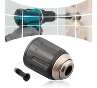 Keyless Drill Chuck 1/2 Inch for DHP484 DDF484 DDF446 BHP452 BDF453 - Replacement for 766008-1 763193-1 766027-7, Metal and Plastic Compatible