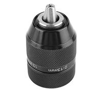 Keyless Drill Chuck, 13 mm Metal Drill Chuck, / 2-20UNF Mount Self Locking Electric Drill Chuck for AC Drills with a Power Below 700 W and Various DC Drills