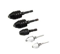 Keyless Drill Chuck 1pcs Electric Mill Drill Chuck 0.3-8.0mm Quick Change Small Hexagonal Handle Three Jaw Twists(0.3-3.4mm(3mm))