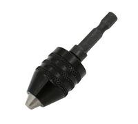 Keyless Drill Chuck 1pcs Mini Keyless Drill Chuck Adapter Locking Converter Hold 0.3-8Mm Bits Power Impact Driver Key