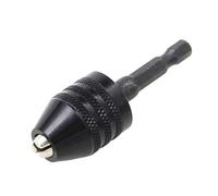 Keyless Drill Chuck 1pcs Quick Change Hexagonal Shank Drill Chuck Three Jaw Self Centering Electric Mill Clamping Tool