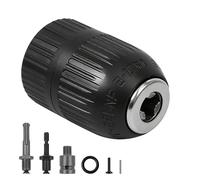 Keyless Drill Chuck Adapter, 1/2’’ SDS Chuck Adapter, 2-13mm 1/2-20UNF Mount Heavy Duty Capacity SDS Adapter Converter Tool for Electric Hammer and Drill Mount for Non-Quick Change Drill Bits