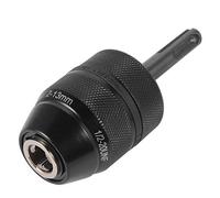 Keyless Drill Chuck Adapter, 2-13mm 1/2-20UNF Mount Heavy Duty Professional Converter Tool with SDS Plus Shank Adaptor