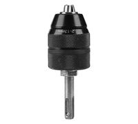 Keyless Drill Chuck Adapter, 2-13mm 1/2-20UNF Mount Keyless Drill Chuck with SDS Plus Adaptor for Electric Hammer, Easy to Change Various Drill Bits by Hand